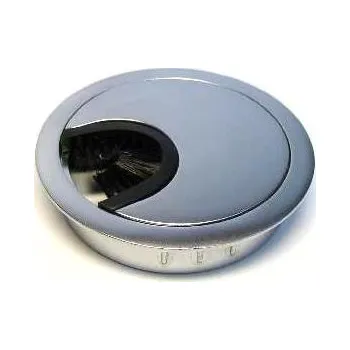 Nábytkové kování Průchodka kabelová, průměr 60 mm Varianta: Průchodka kabelová, průměr 60 mm, chrom matný