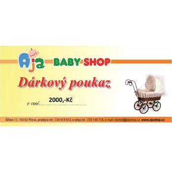 dárkový poukaz varianta: 2000