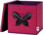 Store It Box na hračky s okénkem motýl
