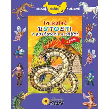 Bystrá hlava Tajuplné bytosti v pověstech a bájích 8x puzzle - 978-80-7371-485-7