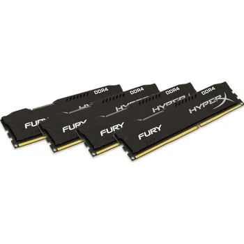Operační paměť Recenze Kingston HyperX Fury 64 GB (4x 16 GB) DDR4 2666 MHz (HX426C16FBK4/64)