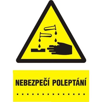 Značení Nebezpečí poleptání