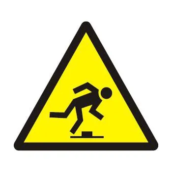 Značení Symbol - nebezpečí zakopnutí