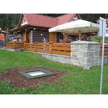 Trampolína DHTČ - Skákací zařízení (trampolína) 75x75 cm zapuštěné do země