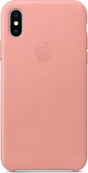 Pouzdro na mobilní telefon Apple iPhone X Leather Case Soft Pink