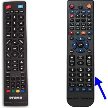 Orava LT-1013 P83B dálkový ovladač náhradní