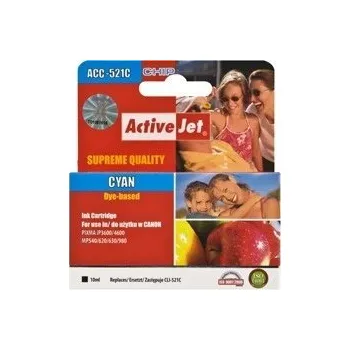 Počítač Activejet Canon CLI-521C cyan, kompatibilní