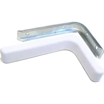 Nábytkové kování Policová konzola, délka 120 mm Varianta: Policová konzola, délka 120 mm, bílá