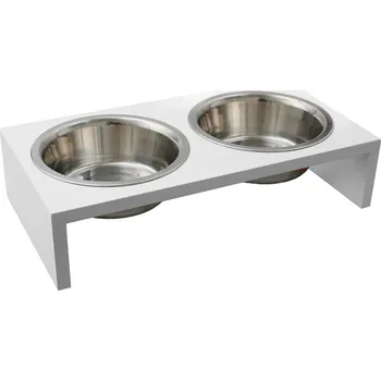 Miska pro psa Karlie Kobushi 2 x 380 ml bílá 