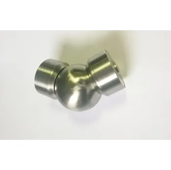 Zábradlí Kulový spoj madel 42,4 nerez- na dřevěná madla