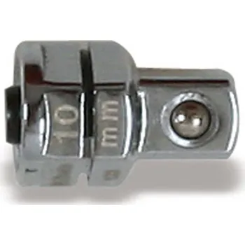 Gola hlavice UCHYT NA HLAVICE 1/4'' SE ZABÍRÁKEM M10 MM-MODEL 123Q1/4'' (Rychloupínací adaptér, 1/4”, pro řehtačkové klíče 10 mm)