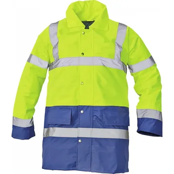 pracovní bunda CERVA Sefton HV bunda žlutá/royal