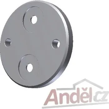 Zábradlí Boční kotvení kulaté na kulatý sloupek