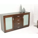 Komoda K6 - dub Moření: D1, Úchyty: Úchyt - kód 12438, Typ pojezdu: Soft close/tip on