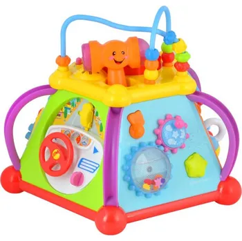 Hračka pro nejmenší Huile Toys interaktivní multifunkční kostka