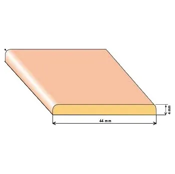 Dřevěná lišta obkládací Varianta: borovice 2 metry