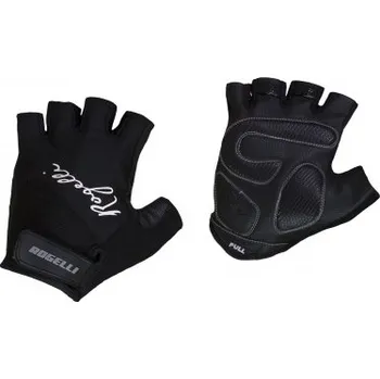 Cyklistické rukavice Dámské rukavice na kolo Rogelli DOLCE, černé Velikost: XL