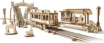 Dřevěná hračka Ugears Tramvajová Linka - 284 dílků