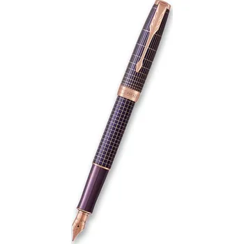 Parker Royal Sonnet hrot F Purple Chiselled PGT