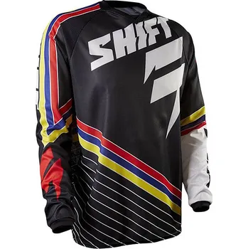cyklistický dres Dres - SHIFT Strike Stripes 2015 - černá M