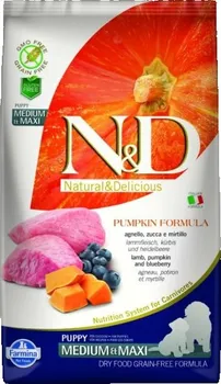 Krmivo pro psa N&D GF Pumpkin Dog Adult M/L Lamb/Blueberry 2,5 kg