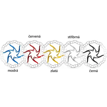 Brzda na kolo Brzdový kotouč - DARTMOOR Nano 2015 Stříbrná 160mm