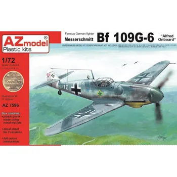 Plastikový model 1:72 Messerschmitt Bf 109 G-6 „Alfred Onboard“