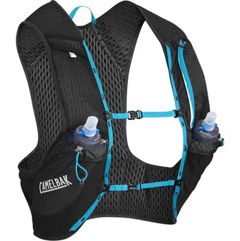 Běžecké oblečení CamelBak Nano Vest Black/Atomic Blue