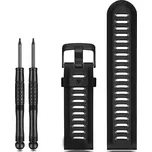 eses Silikonový řemínek pro Garmin - Černý dírkovaný, 26 mm