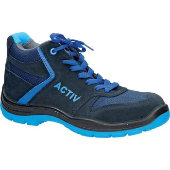 Pracovní obuv Pracovní ochranná obuv Gopart Activ S1 (19661010) (Kotníková pracovní ochranná bezpečnostní obuv - ocelová špička, absorpce energie v patní oblasti. Svršek: semiš + síťovina, podešev: PU/PU. Prodyšná vrstva.)