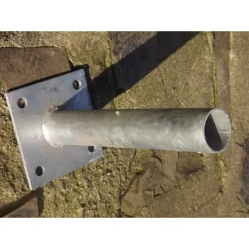 Patka pro kulatý sloupek 48mm, Zn