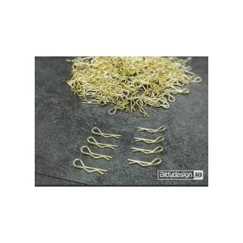 RC vybavení 1:10 Touring Car sponky zlaté (8 ks)