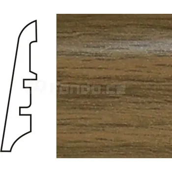 K-Produkt KP60 Dub mořený 3123 soklová lišta