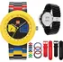 Hodinky LEGO Two by Two Black/Yellow