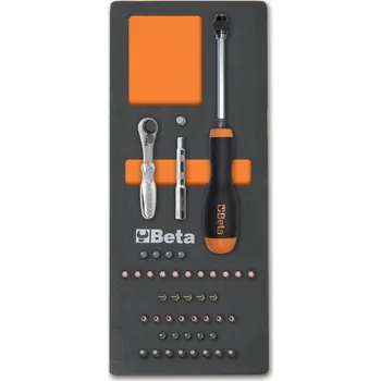 SADA NÁŘADÍ-MODEL 2450/M85 45 KS V PODESTĚ Z MĚKKÉ PĚNY (Měkká přihrádka tvarovaná za tepla, se sadou nástrojů)