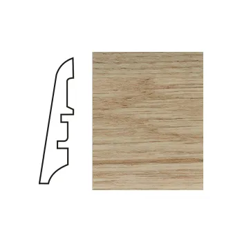 K-Produkt KP60 Dub šedý 13117 soklová lišta