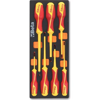 Šroubovák SADA ŠROUBOVÁKŮ-MODEL 2450/M226 7KS V PODESTĚ Z MĚKKÉ PĚNY (Měkká přihrádka tvarovaná za tepla, se sadou nástrojů)