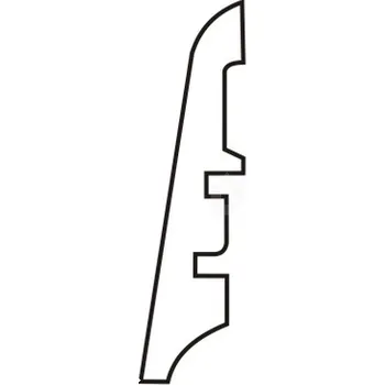 K-Produkt KP60 Stříbro 111 soklová lišta