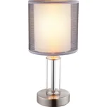 Globo 24643 | LAURIE I stolní lampička | 1xE14 | nikl | Š: 14 cm |