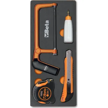 SADA NÁŘADÍ-MODEL 2450/M289 4 KS V PODESTĚ Z MĚKKÉ PĚNY (Měkká přihrádka tvarovaná za tepla, se sadou nástrojů)