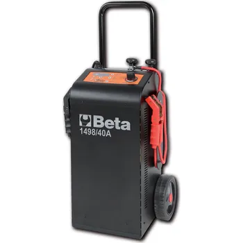 Auto-moto baterie 1498 /40A-NABÍJEČKA BATERIÍ 12-24V (Multiúčelový bateriový starter, 12-24V s kolečky)