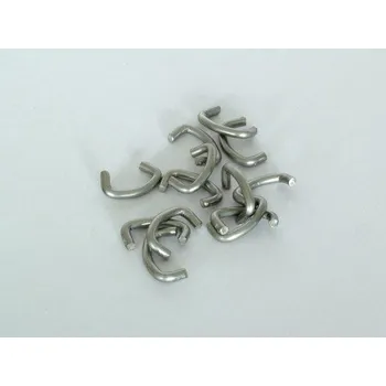 Příslušenství pro plot Svorky na svařované sítě, 250 ks, nerez