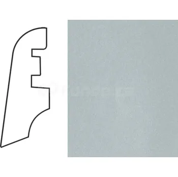 soklová lišta K-Produkt KP40 Stříbro 111 soklová lišta | cena za bm