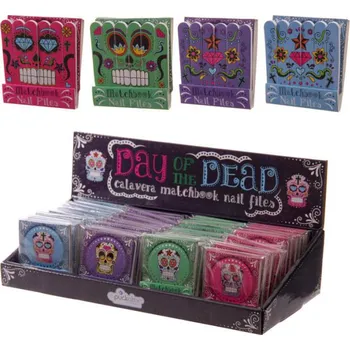 Mini pilníčky se vzory lebek