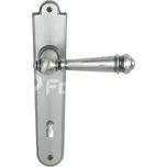 Dveřní kování štítkové SILVRETTA WC