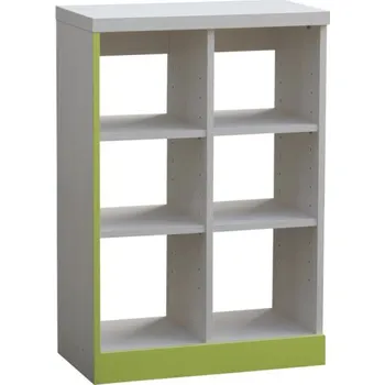 regál Bradop regál policový C102 Casper 630 mm x 940 mm x 350 mm CEF - creme + fialová