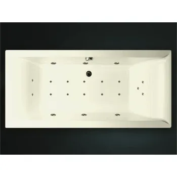 Vana Jar-Ex Hydromasážní vířivá obdélníková vana Kombi Pneu 180 x 80 cm součástí vany je odtokový komplet + čistič a konstrukce