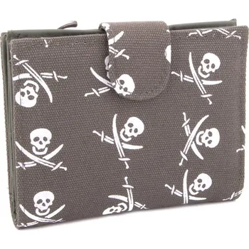 Peněženka Tmavě zelená pirátská jednoduchá peněženka Sparou