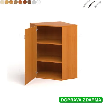 Policová skříň SRV 3 01 L Hobis Strong - Skříň rohová dveře plné levé