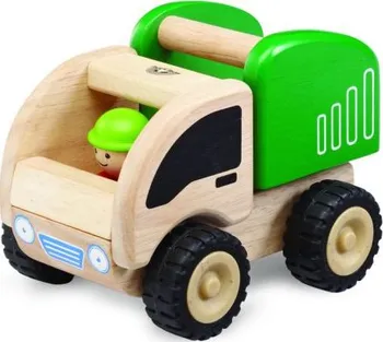 Dřevěná hračka Wonderworld Dřevěné auto mini popelář